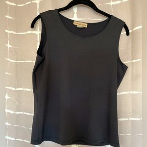 Vintage Notations Black Sleeveless Top size small